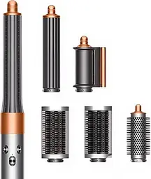 Фен стайлер із 6 насадками Smart X Airwrap Complete Long X9G фен-щітка плойка фен 3 швидкості 3 режими 1300 Вт Сірий