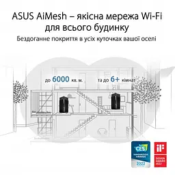 Wi-Fi Mesh-система Asus ZenWiFi Pro ET12 2pk Black (90IG05Z0-MO3A20) - мініатюра 4