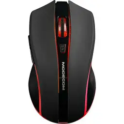Комп'ютерна мишка ModeCom MC-WRM1 бездротова зарядка 3кн. 1600dpi чорна (M-MC-WRM1-100) - мініатюра 1