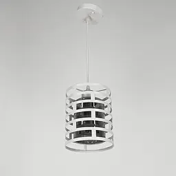 Підвіс в стилі LOFT у білому корпусі із графітовим плафоном Line.F 12728/1 WT+GR - мініатюра 6