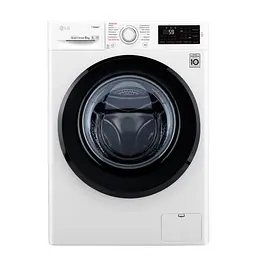 Пральна машина LG з фронтальним завантаженням F4M5TS6W, 8кг, 1400, A+++-30%, Пар, глибина 56см, Дисплей, Інвертор, Білий (F4M5TS6W) - мініатюра 3