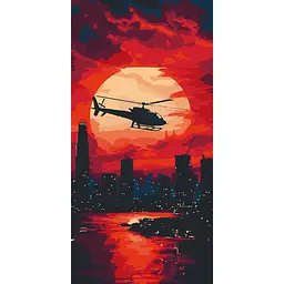 Картина за номерами "Політ над містом" Art Craft 12510-AC 80х40 см