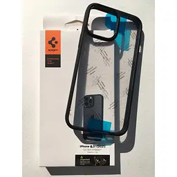 Оригінальний протиударний чохол Spigen Ultra Hybrid для iPhone 13 Pro (6.1") Matte Black (ACS03262) - мініатюра 2