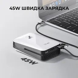 УМБ Litheli Power Bank 20000 mAh, 45 W, 4А, Fast Charge (U20BY03-0U000) - мініатюра 2