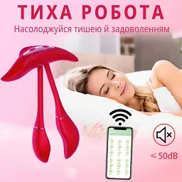 Вібратор-метелик I’MCUM TripleTease з 3 моторами та додатком для смартфону (IM-KCD211) - мініатюра 8