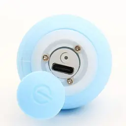 Інтерактивний бігаючий розумний м'ячик Idea для котів та собак USB  діаметр: 4,3 см вбудований акумулятор - мініатюра 8