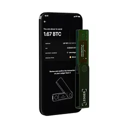 Апаратний гаманець для криптовалют Ledger Nano X Emerald Green (LNXEG) - мініатюра 5