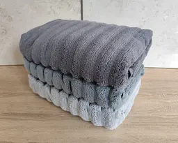 Набір турецьких махрових рушників Cestepe MicroCotton Premium 3 штуки 70x140 Ezgi 9 щільність 600 г/м2 - мініатюра 5
