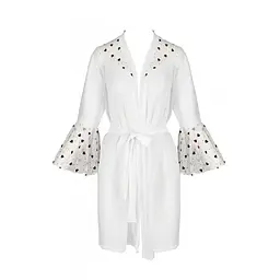 Повітряний пеньюар Passion LOVELIA PEIGNOIR S/M, white - мініатюра 5