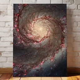 Інтер'єрна картина Галактика Вир, M51A, астрономія, космос, НАСА, наука, 60×45 см (id6721) - мініатюра 1