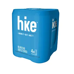 Набір пива Hike Blanche світле 4.9% з/б 4 шт. по 0.5 л (8840505) - мініатюра 2