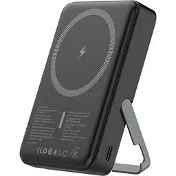 Павербанк ATRIA Black 10 000 mAh / 15 Вт (WPD-W57B)