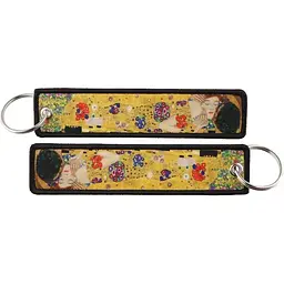 Брелок тканинний Густав Клімт Поцілунок Gustav Klimt Der Kuss 10 см