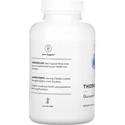 Глюкозамін сульфат Thorne 180 рослинних капсул - мініатюра 3