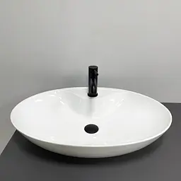 Умивальник VBI Oratino white накладний VBI-015503, Білий - мініатюра 3