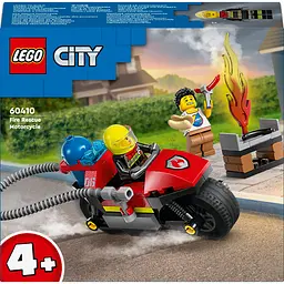 Конструктор LEGO City Пожежний рятувальний мотоцикл 57 деталей (60410)