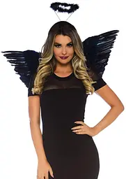 Набір ангела Leg Avenue Angel Accessory Kit (чорний)