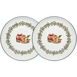 Набір тарілок Lefard Santa's Gift 21 см 2 шт. (989-001)