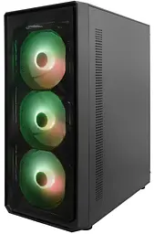 Корпус 1stPlayer FD3-BK-4F7 Black без БП (FD3-BK-4F7) - мініатюра 5