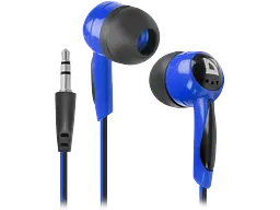 Наушники Defender Basic 604 Black/Blue (63608)