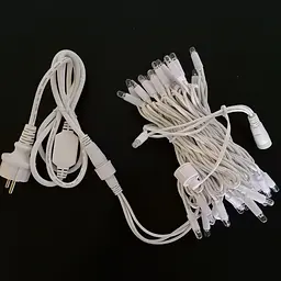 Вулична, надійна яскрава LED-гірлянда довжина 10 метрів, кількисть Cob крапель 100 LED, для дому, тераси на дерева - мініатюра 5