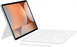 Чохол-клавіатура Samsung Book Cover Keyboard Ai Key для Galaxy Tab S9 Ultra 14.6 (X910/X916) / Tab S10 Ultra 14.6 (X920/X926) White DE/UKR (EF-DX925BWGGDE) - мініатюра 3