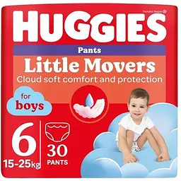 Трусики-Підгузки Huggies Pants 6 (15-25кг) Jumbo для хлопчиків 30 шт.