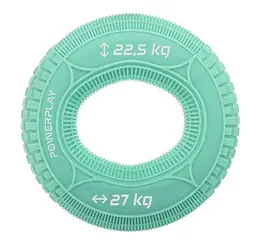 Еспандер кистьовий силіконовий PowerPlay PP-4330 Hand Grip Loops Medium 22.5-27 кг М'ятний (PP_4330_Mint_(22.5-27kg)) - мініатюра 1