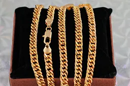 Цепь Xuping Jewelry кобра 60 см 6 мм золотистая