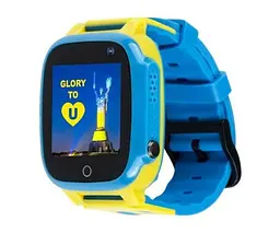 Дитячий розумний годинник Amigo GO008 Glory GPS WIFI блакитні (001010653323) - мініатюра 2