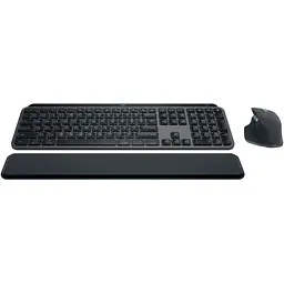 Комплект клавіатура + миша Logitech MX Keys S Plus Palmrest Wireless UA Graphite [920-011614] [94354] - мініатюра 2