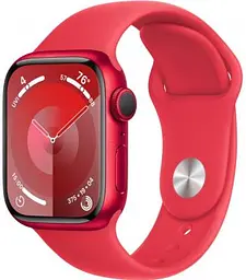 Смарт-годинник Apple Watch Series 9 GPS 41mm (PRODUCT)RED Aluminium Case with (PRODUCT)RED Sport Band - M/L (MRXH3QP/A)