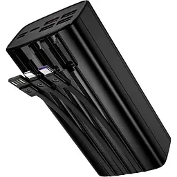 Зовнішній акумулятор Hoco DB89B Element 30000mAh 22.5W Black [161335] - мініатюра 3