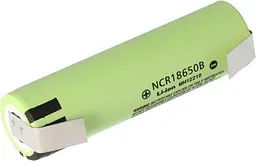 Акумулятор 18650 Panasonic NCR18650B 3400mAh U-Tags під пайку з нікелевою стрічкою 8А (18845)