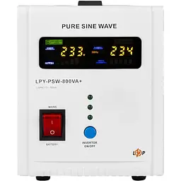 ДБЖ з правильною синусоїдою LogicPower 12V LPY-PSW-800VA + 560 Вт 5A/15A
