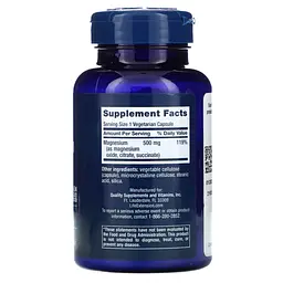 Вітаміни та мінерали Life Extension Magnesium Caps 500 mg, 100 вегакапсул - мініатюра 2