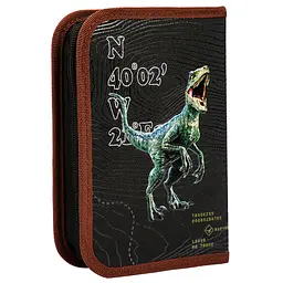 Пенал шкільний Yes одинарний без клапана Jurassic World. Dino HP-02 - мініатюра 3