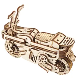 Механічний 3D Пазл Ukrainian Gears Мото Компакт складаний скутер, 192 елементи (70168) - мініатюра 2