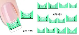 Наклейки для нігтів XF1323 - мініатюра 2