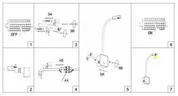 Бра з USB Kloodi DECO WA-SNAKE SQ565 3K BK - мініатюра 5