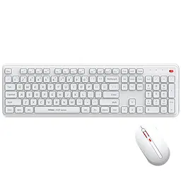 Бездротова клавіатура та миша Xiaomi MiiiW POP Combo Gen 3 (MW24PB03) White