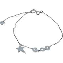 Срібний браслет Qvaliz Зірки. 905-01157
