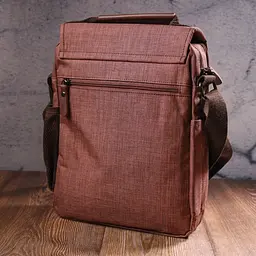 Містка чоловіча сумка з текстилю 15х32х8 см Vintage 15х32х8 см sum0021449 - мініатюра 8