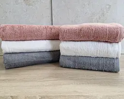 Набір турецьких махрових рушників Cestepe 50х90 3 штуки + 70х140 3 штуки Bamboo Sarev №1 - мініатюра 5