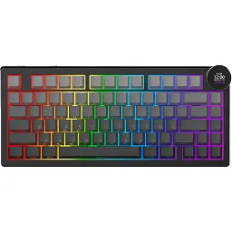 Клавіатура Ajazz AK820 V2 White Peach Switch Wireless/Bluetooth/USB UA Black/Gray (AK820-V2-WP-S-BG)