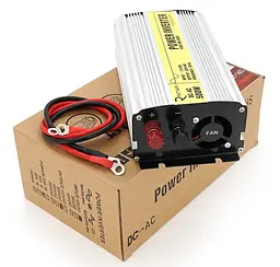Інвертор напруги Ritar RSC500 500Вт, 12/220V, з правильною синусоїдою, клеми - мініатюра 2