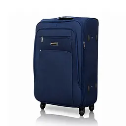 Чемодан с расширением Wings 2501 средний 63л синий (2501-M-Blue)