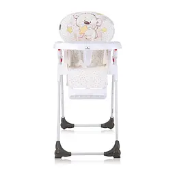 Регульований стілець для зручного годування немовлят Dulce White Teddy Bear Lorelli Білий з жовтим - мініатюра 2