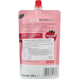 Мус Owolovo Truskawkowo з яблук і полуниці 200 г - мініатюра 2