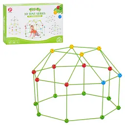 Дитячий конструктор-намет Bambi3D Tent Series 137-2Green 68 деталей, каркасний